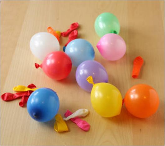 Blow up balloons