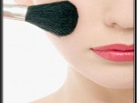 apply blush on