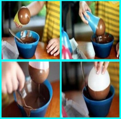 How to Make Chocolate Bowls for Ice Cream with Balloons Make Chocolate Bowls