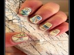 Map Nail Art