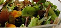 Mesclun and Mango Salad with Ginger Carrot Dressing Recipe