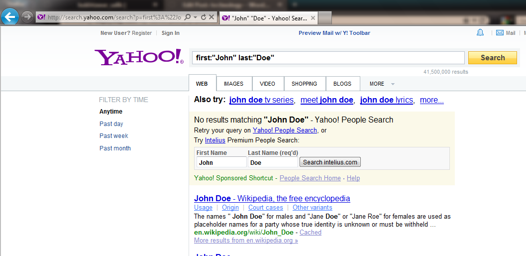 how to find someone on yahoo by email address