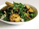 Rocket Salad with Pears Pine Nuts Pancetta and Dolcelatte Recipe