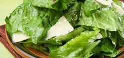 Romaine with Garlic Lemon Anchovy Dressing Recipe