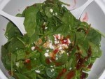 Spinach English Pea and Feta Salad