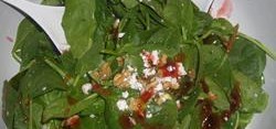 Spinach English Pea and Feta Salad