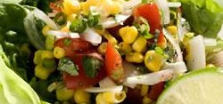 Sweetcorn Red Onion and Tomato Salad Recipe