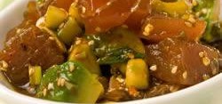 Tuna and Avocado Salad with Sesame Soy Dressing