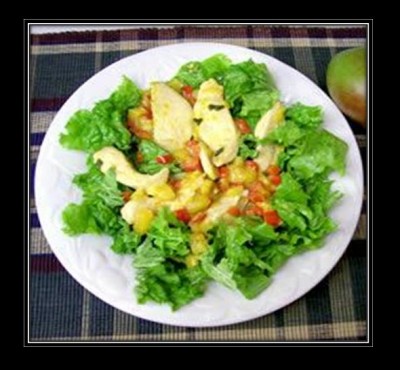 Warm Ginger and Mango Chicken Salad Recipe