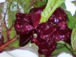 garlicky beetroot salad