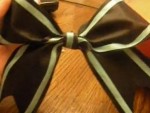 how to make a cheerleading hair brow