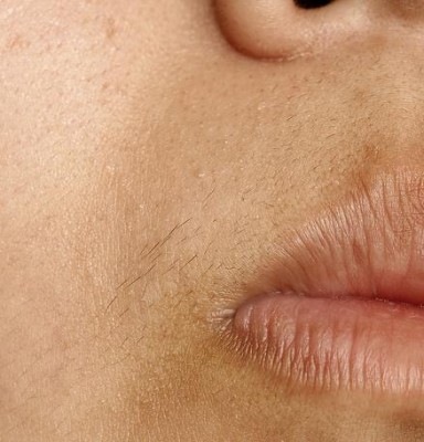 how to wax facial hair