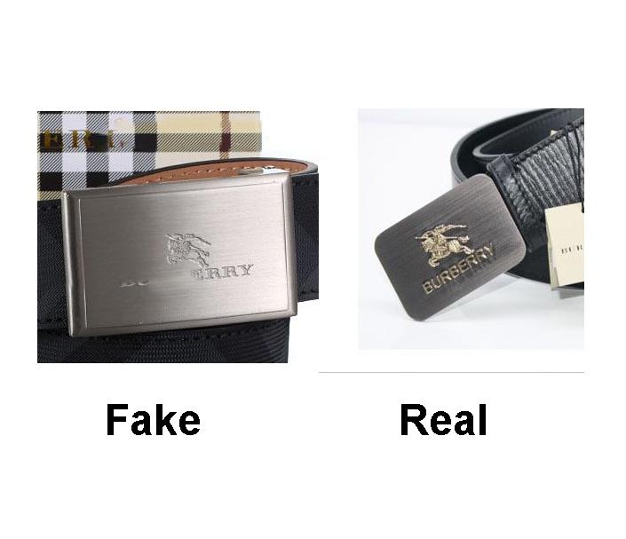 burberry belt real vs fake