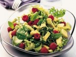 Avocado Salad with Raspberries