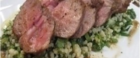 Bulgur Wheat Salad with Lamb Recipe