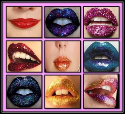 How to do Glitter Lips Glitter Lips