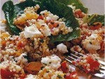 Feta Tabbouleh with Orange Salad