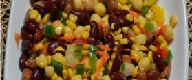Four Bean and Sweetcorn Salad Recipe