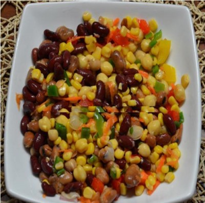 Four Bean and Sweetcorn Salad Recipe Four Bean and Sweetcorn Salad Recipe