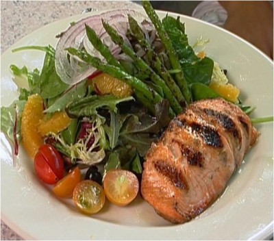 Grilled Salmon Salad Recipe