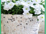 Pebbled Flower Pot