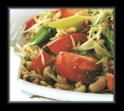Minted Barley and Beans Salad Recipe Minted Barley and Beans Salad
