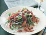 Mushroom Red Pepper and Rocket Salad Recipe
