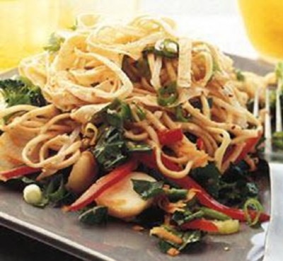 Noodle and Omelette Salad Recipe Noodle and Omelet Salad recipe