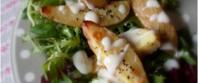 Roasted Potato Salad with Cumin and Yoghurt Dressing