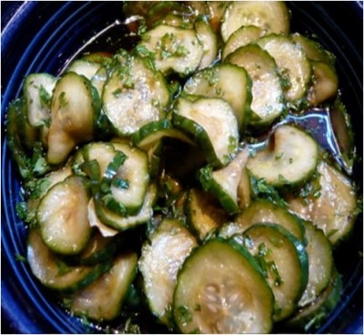 Sweet and Sour Cucumber Salad Recipe