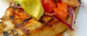 Swordfish with Salsa Dressing Recipe