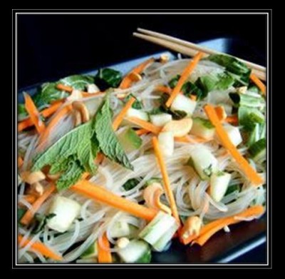 Vietnamese Inspired Cabbage and Rice Noodle Salad Recipe Vietnamese Inspired Cabbage and Rice Noodle Salad