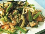 Warm Kasha and Seafood Salad Recipe