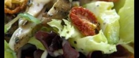 flame grilled chicken and vegetable salad