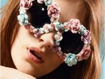 make flower-embellished sunglasses