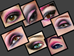 pink smokey eyes makeup