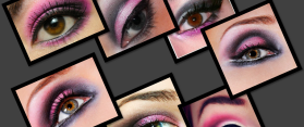 pink smokey eyes makeup