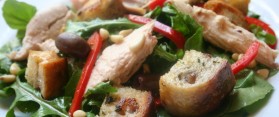 Mediterranean Roast Chicken Salad