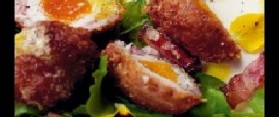 Mushrooms and Quail’s Eggs Salad Recipe
