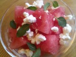 Goat Cheese Salad with Watermelon Recipe