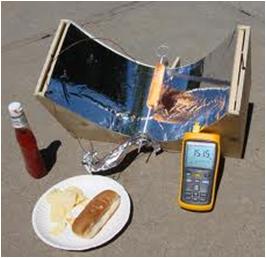 Solar Hotdog Cooker