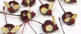 Chocolate covered cherry mice recipe