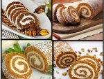 Halloween Pumpkin Cake Rolls