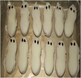 Bake Ghost Cookies