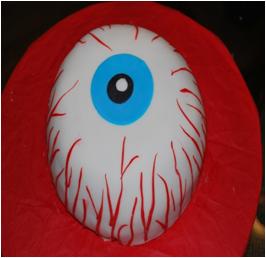 Eyeball Cake Decoration for Halloween