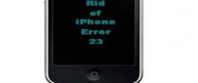 iPhone Error 23