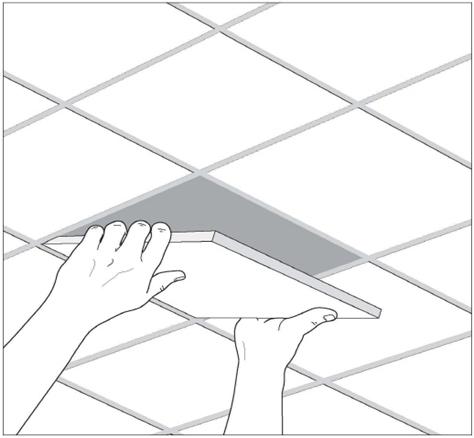 Replacing Ceiling Tiles