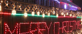 How to Make Signs with Christmas Lights