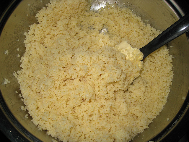 Couscous in a bowl