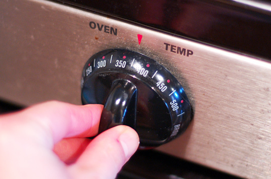 Preheating Oven